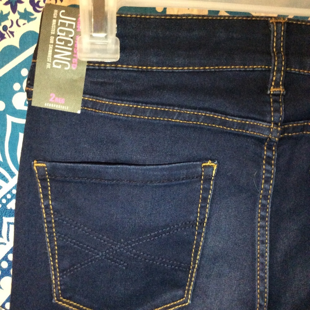Aeropostale dark blue jeggings